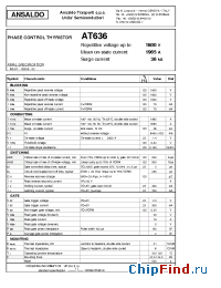 Datasheet AT636S18 manufacturer Power Semiconductors